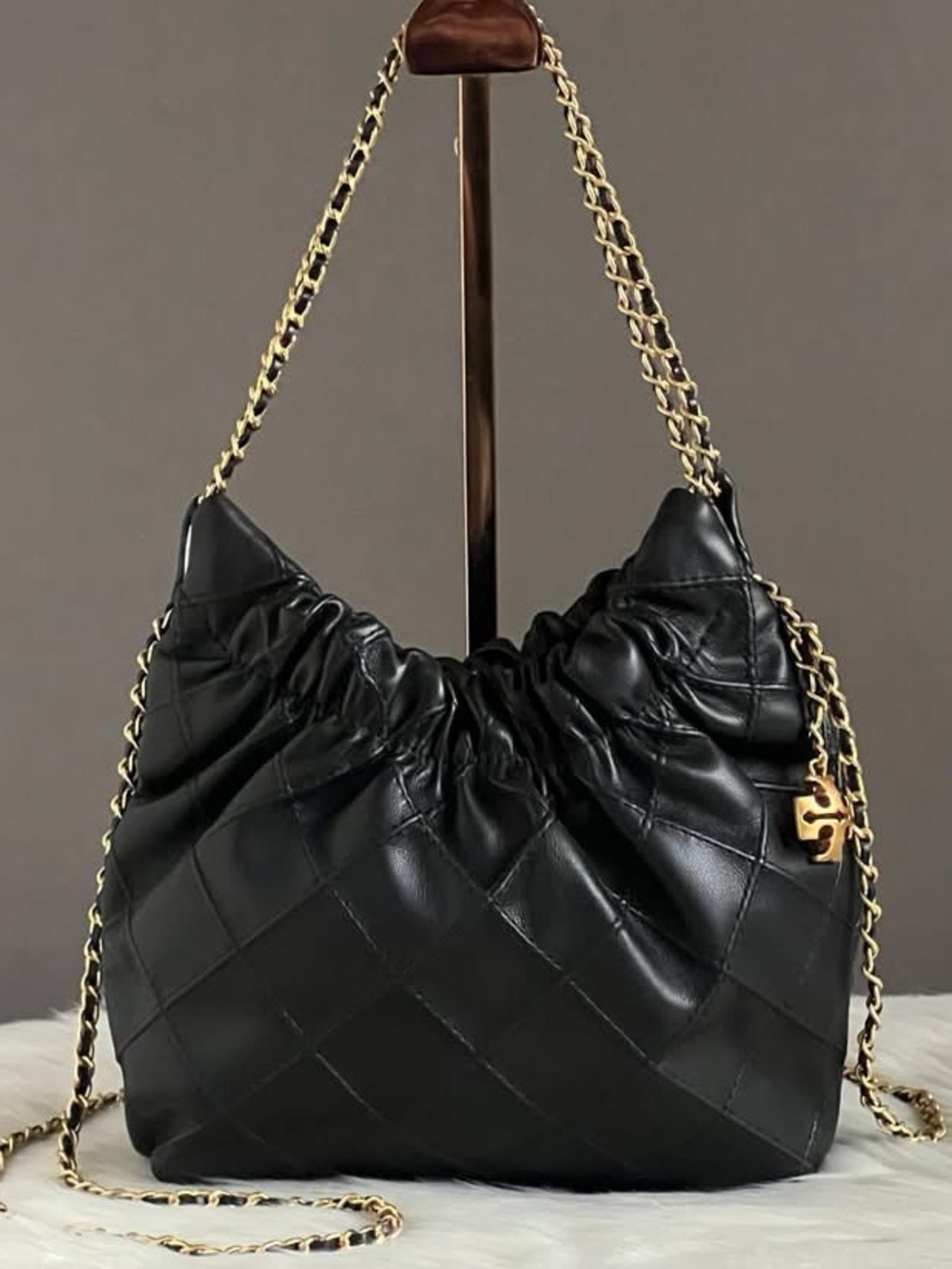 162451 - Tory Burch Mini Fleming Soft Hobo Bag